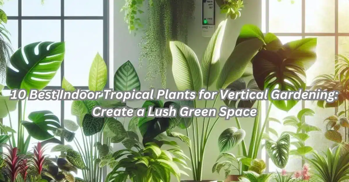 10 Best Indoor Tropical Plants for Vertical Gardening: Create a Lush Green Space