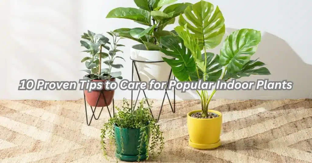 10 Proven Tips to Care for Popular Indoor Plants